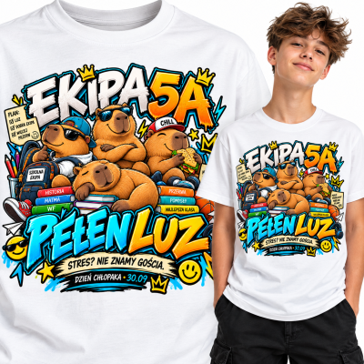 KOSZULKA DZIEŃ CHŁOPAKA ekipa kapibary